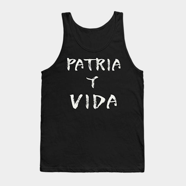 PATRIA Y VIDA Tank Top by LuksTEES